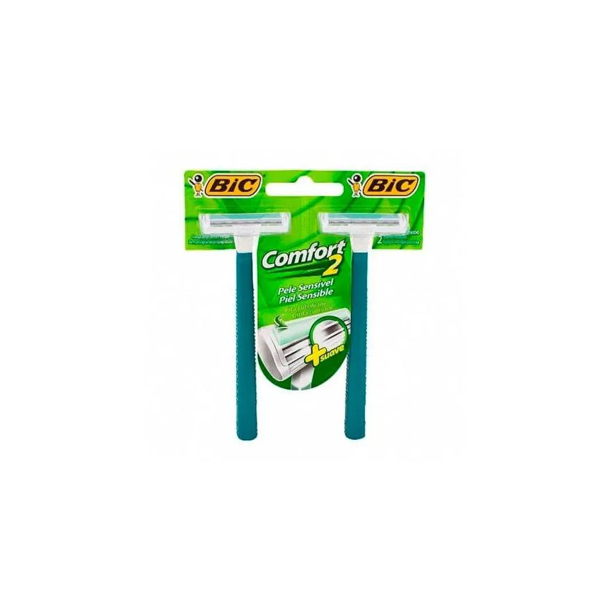 Bic Aparelho de Barbear Comfort 2 Twin Sensivel C/2un