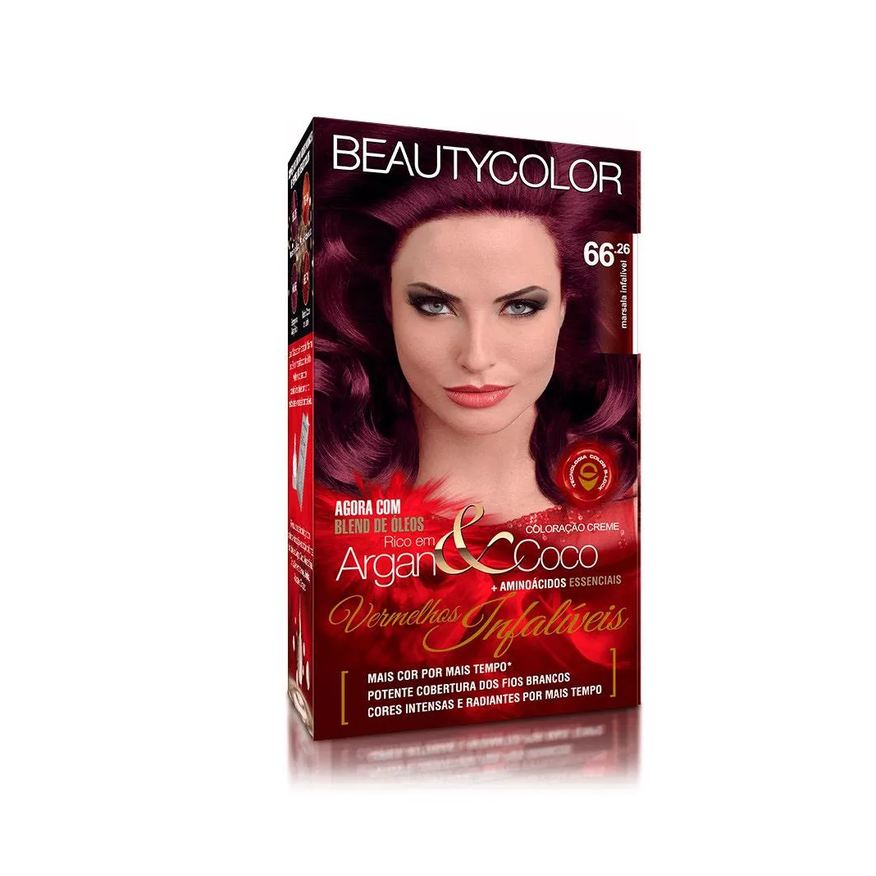 Beauty Color Tintura Kit 66.26 Marsala Infalível