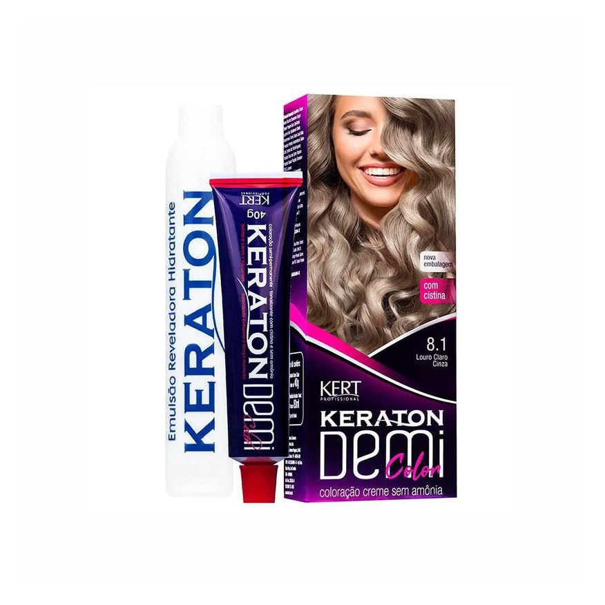 Demi Color Tonalizante 8.1 Louro Claro Cinza