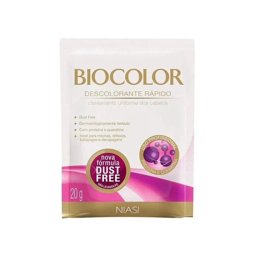 Biocolor Pó Descolorante Queratina 20g