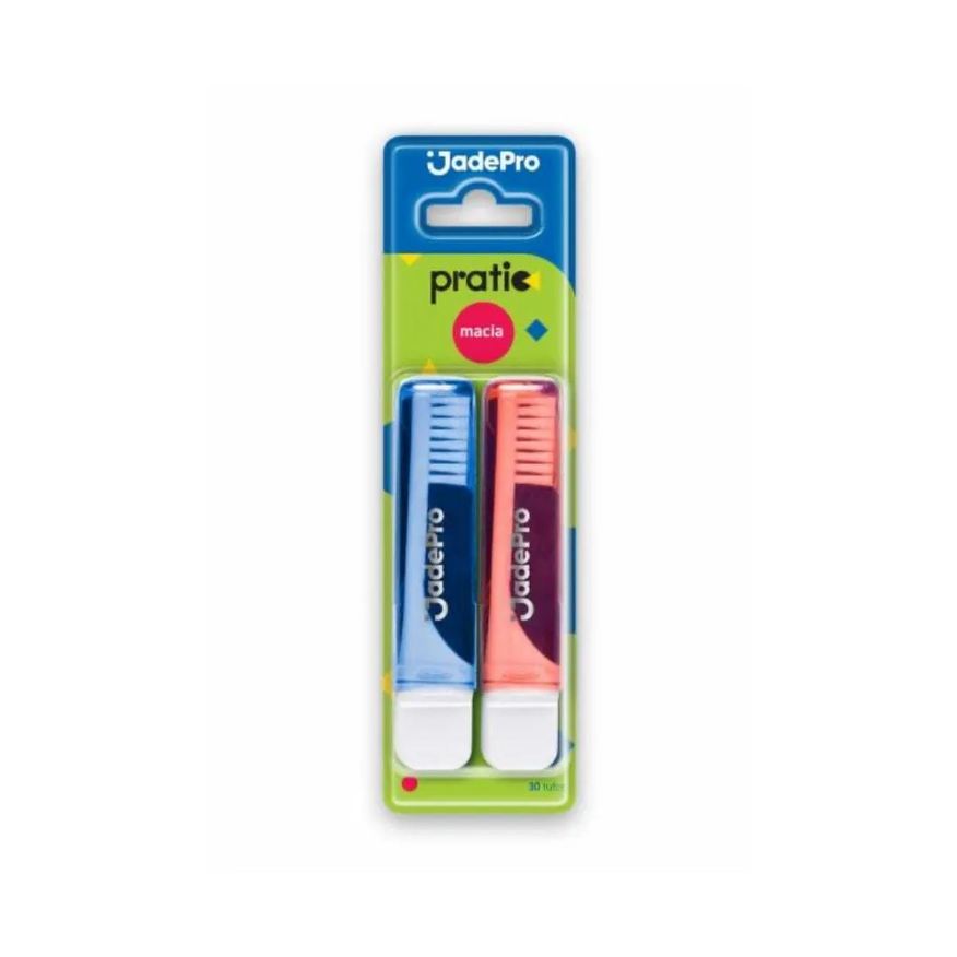 Jadefrog Escova Dental Prático Viagem Macia C/2un