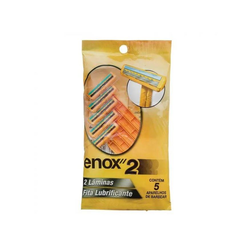 Big Universo Aparelho de Barbear Enox 2Lâminas C/5un