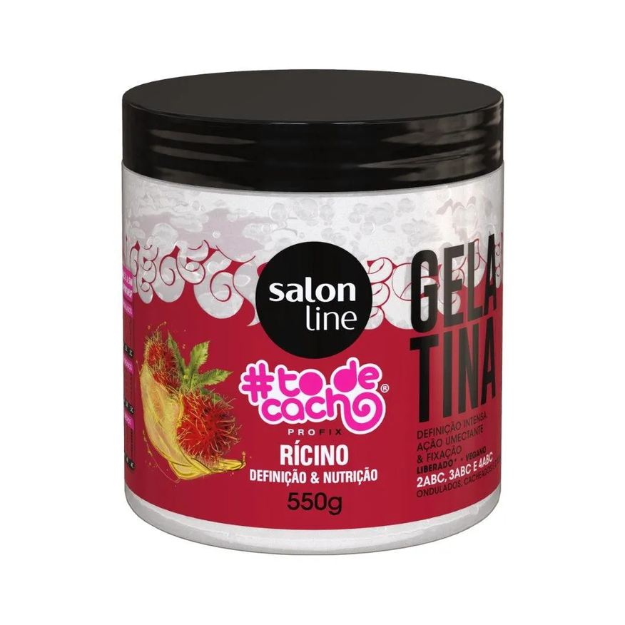 Salon Line Gelatina Capilar #todecacho Rícino 550g