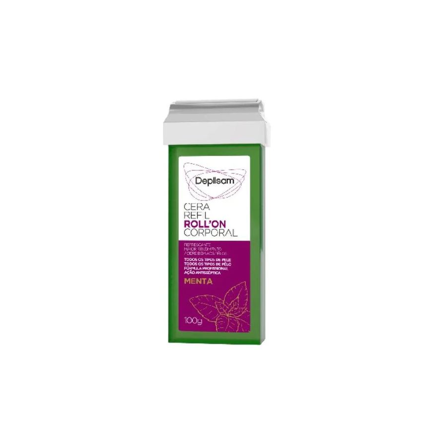 Depilsam Refil Depilatório Roll On Menta 100g
