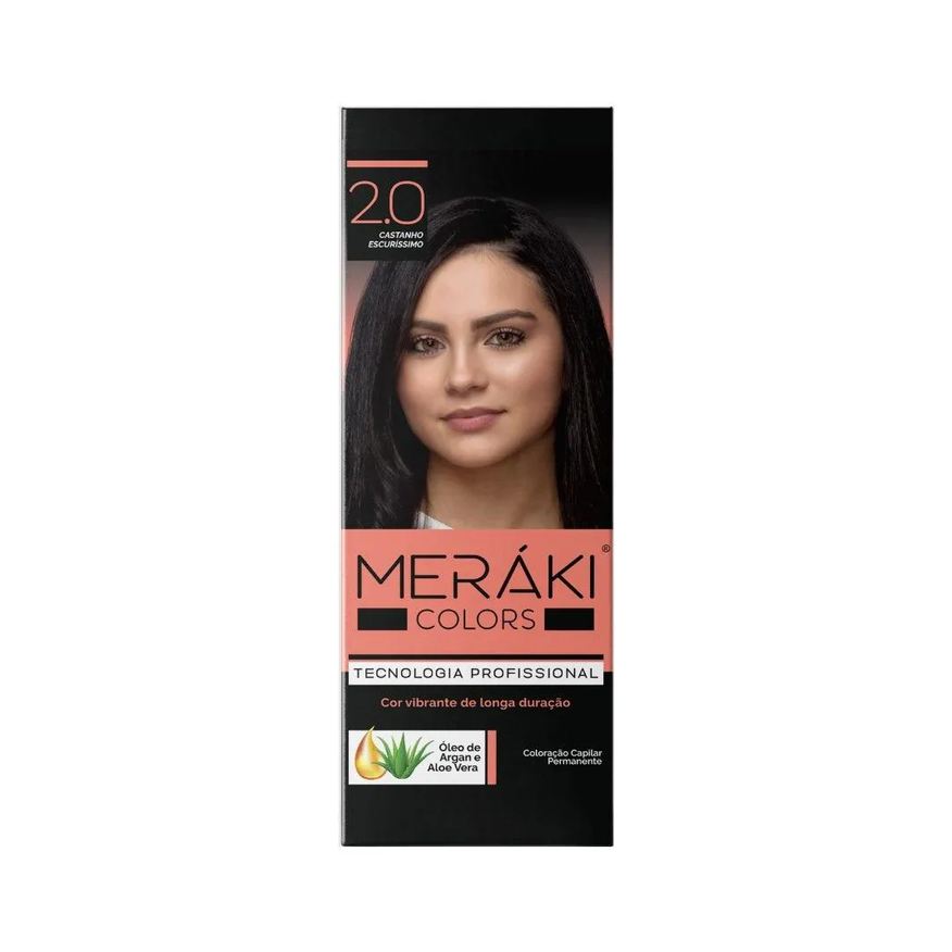 Meráki Kit Tintura Color Castanho Escuríssimo 2.0 125g