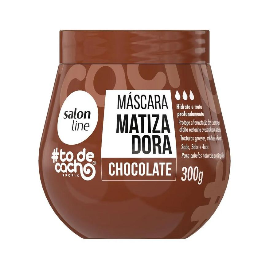 Salon Line Máscara #todecacho Matizadora Chocolate 300g