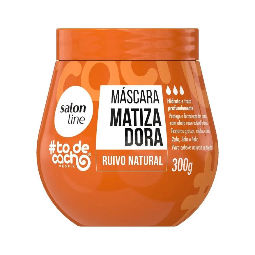 Salon Line Máscara #todecacho Matizadora Ruivo Natural 300g