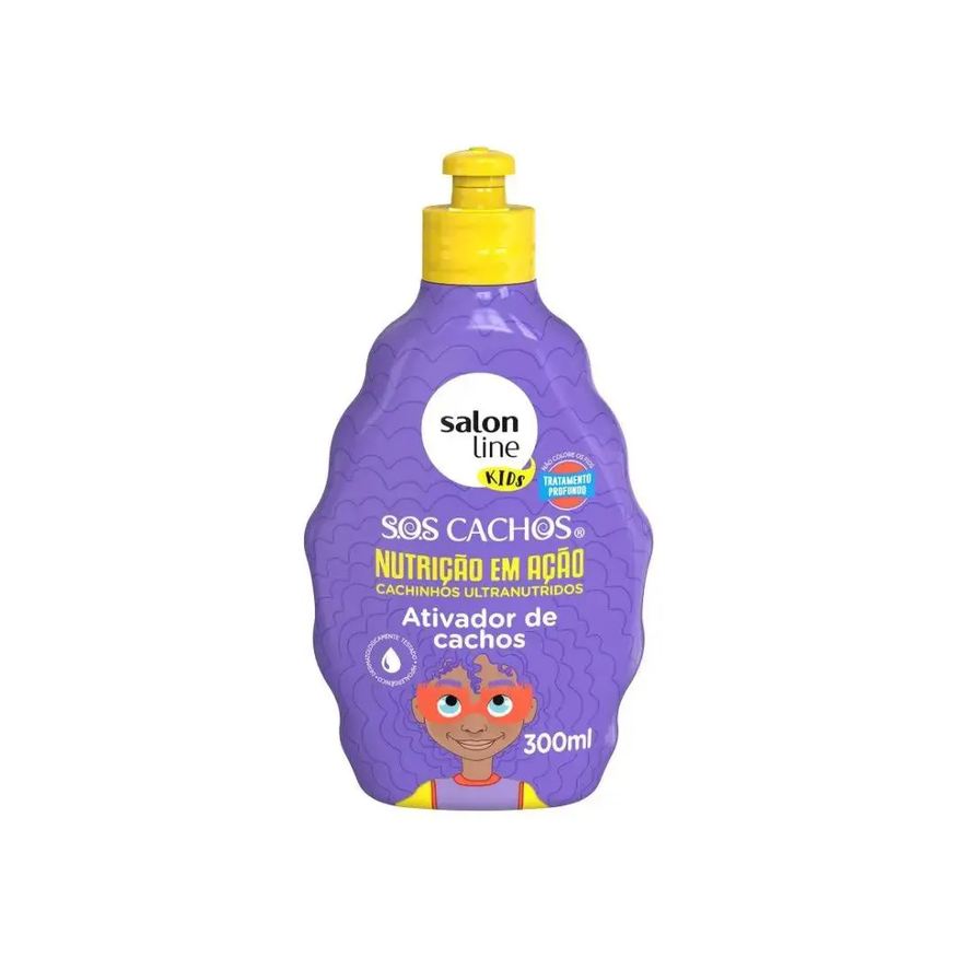 Salon Line Ativador Cachos Infantil Sos Definição 300g