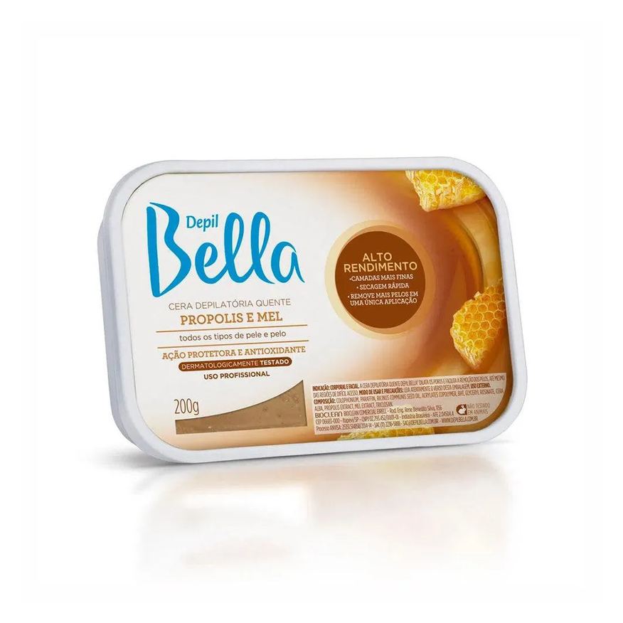 Depil Bella Cera Quente Depilatória Propólis 200g
