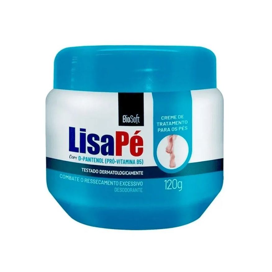 Bio Soft Desodorante para Pés Creme Lisape D Pantenol 120g