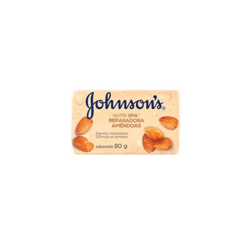 Johnson & Johnson Sabonete Johnson's Amêndoas 80g