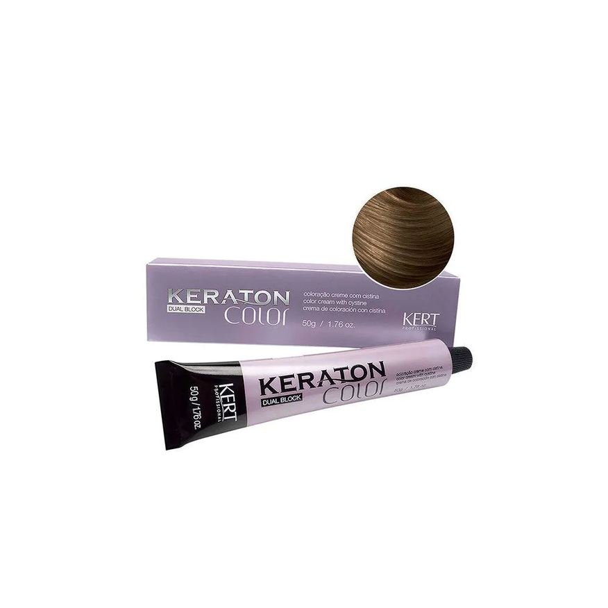 Keraton Tintura Color Dual Block 7 Louro Médio