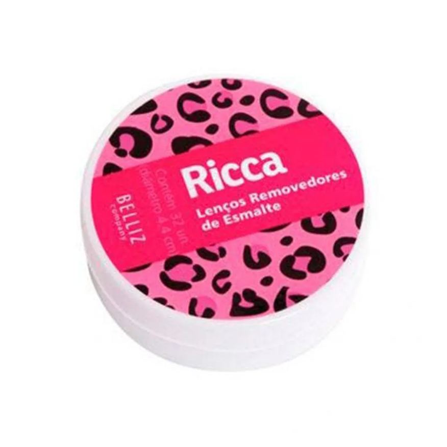 Ricca Lenço Removedor de Esmalte C/32un