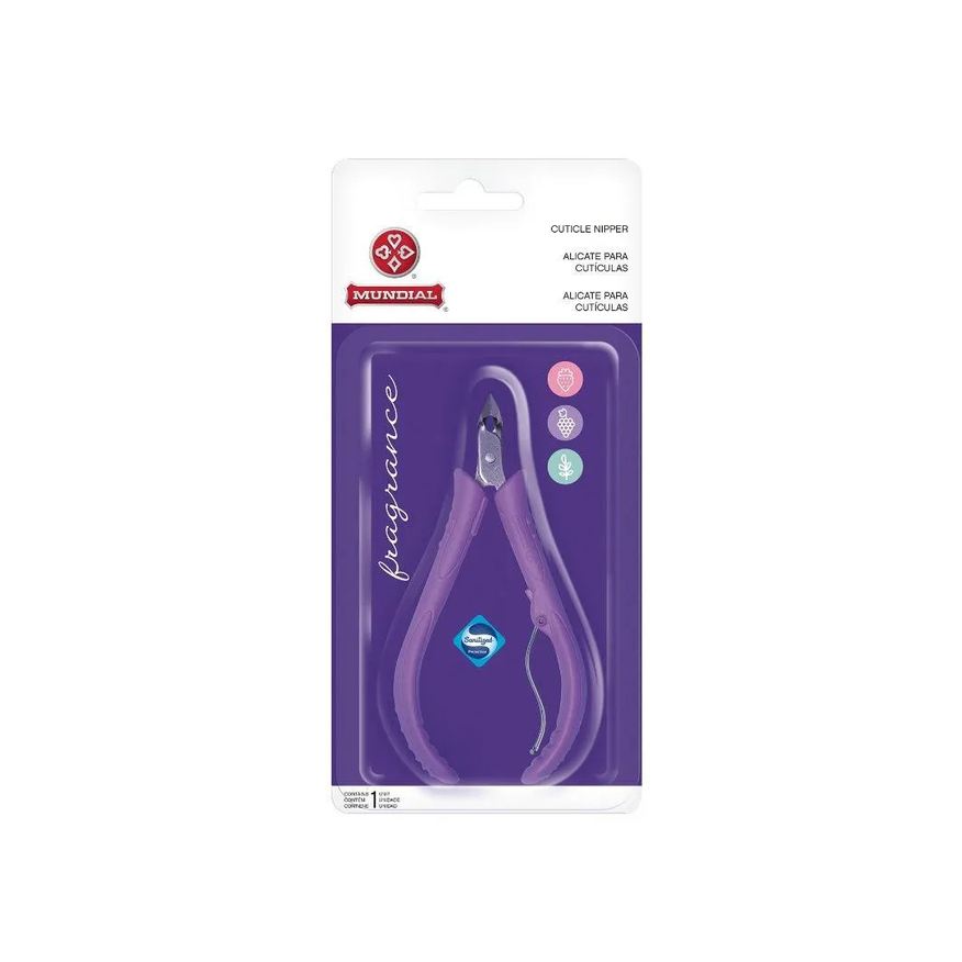 Mundial Alicate de Cutícula Flex Fragrance Lilás