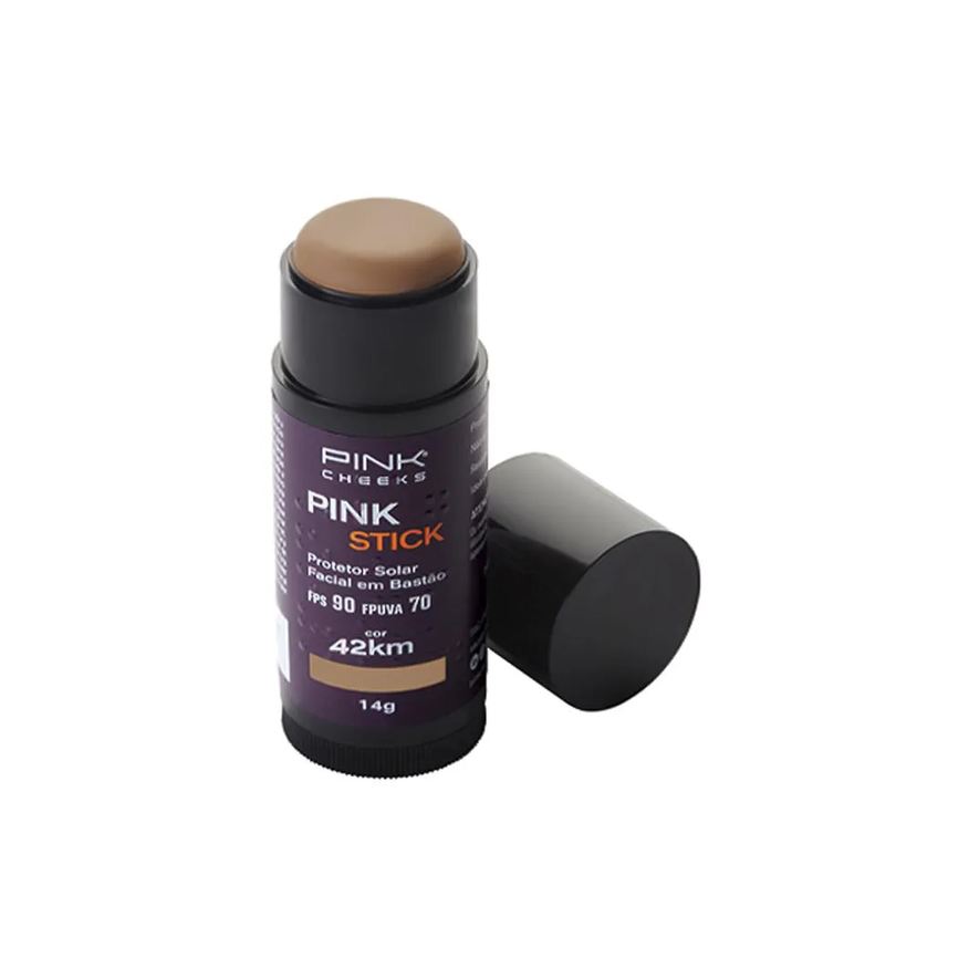 Rivaxa Protetor Solar e Base Pink Stick Fps90 Fpuva70 42Km - 14g - Pink Cheeks