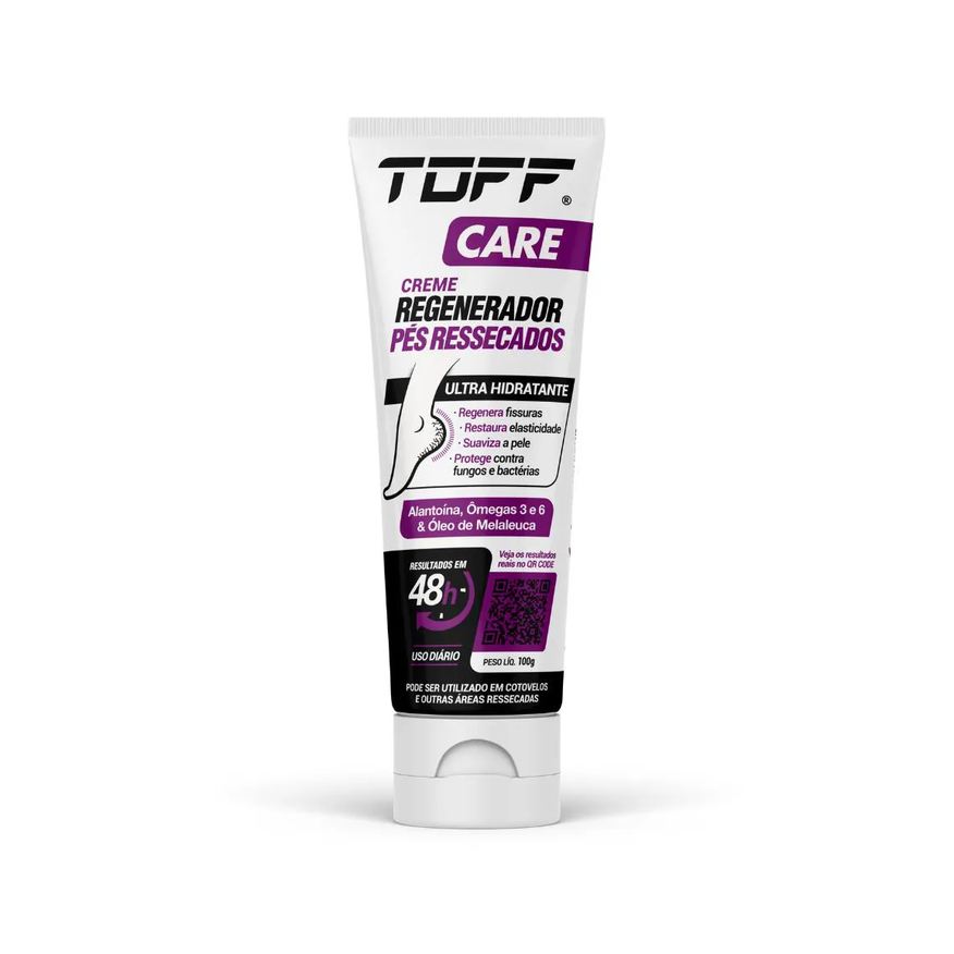 Toff Creme Regenerador Pés Ressecados Ultra Hidratante 100g