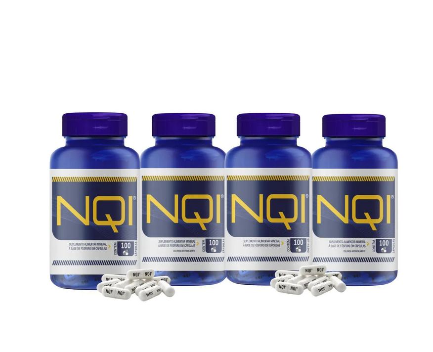 G-Action Suplementos Kit 4x Nqi (100 Cápsulas) Gaction