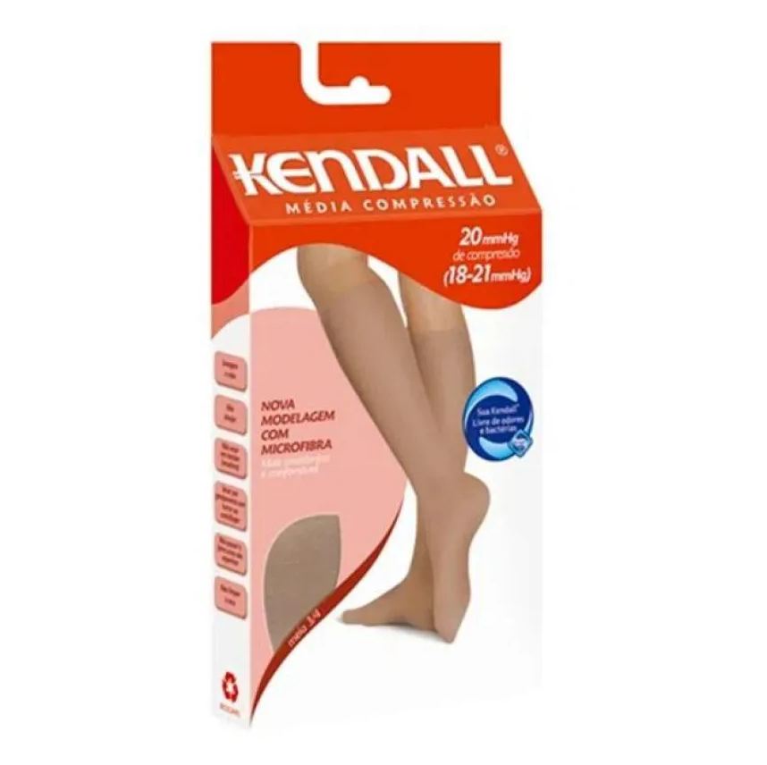 Kendall Meia 3/4 Media Compressão com Ponteira Mel 18-21mmhg G