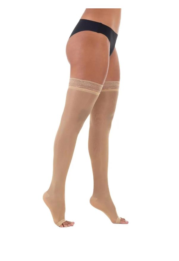 Venosan Meia Coxa Legline 15-23 Mmhg Ponteira Aberta Olinda - P