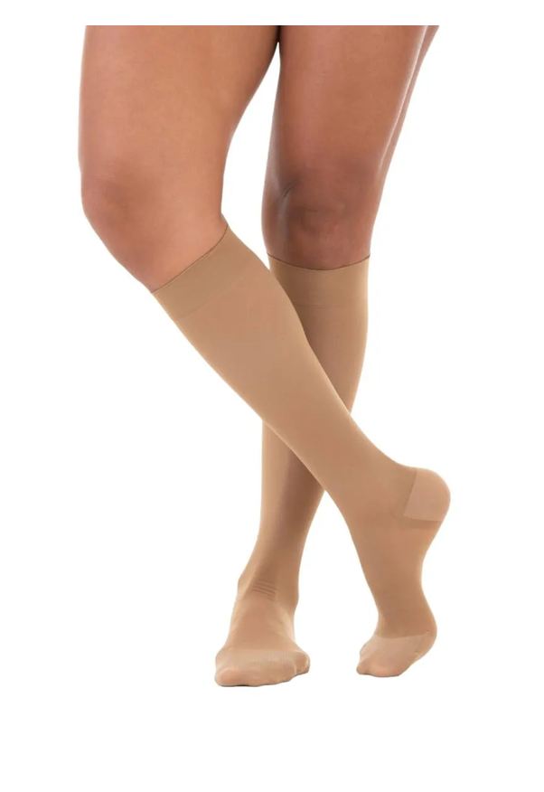 Venosan Meia Panturrilha Legline 15-23 Mmhg Ponteira Fechada Sahara - M