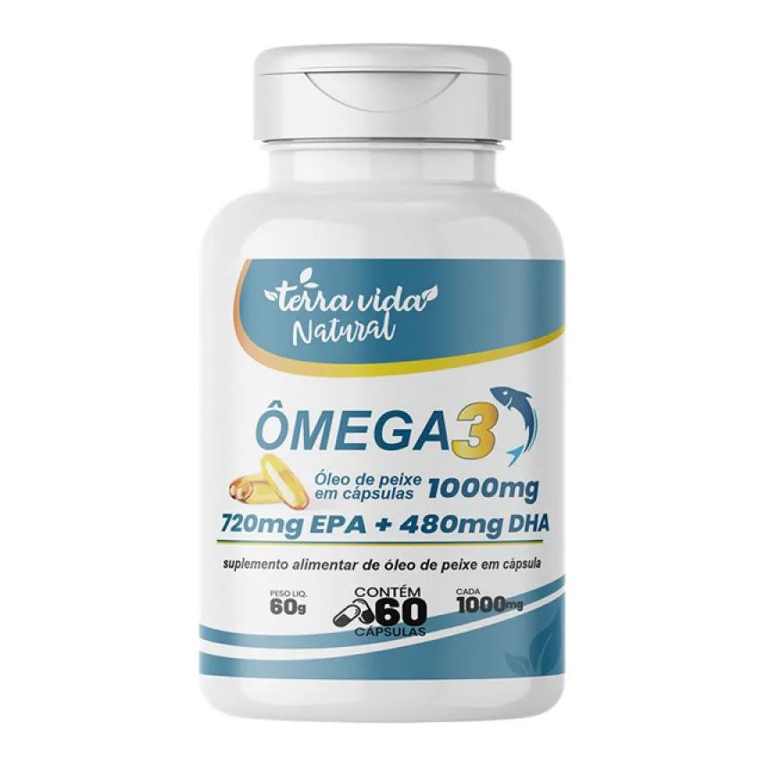 Terra Vida Natural Ômega 3 de 1000mg Epa + Dha da