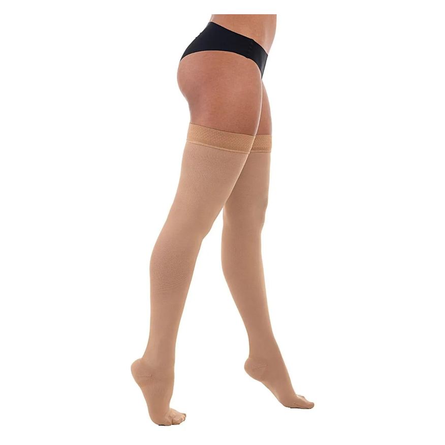 Venosan Meia de Compressão 7/8 Ultraline 4000 20-30mmhg Pé Fechado Bege Tam M