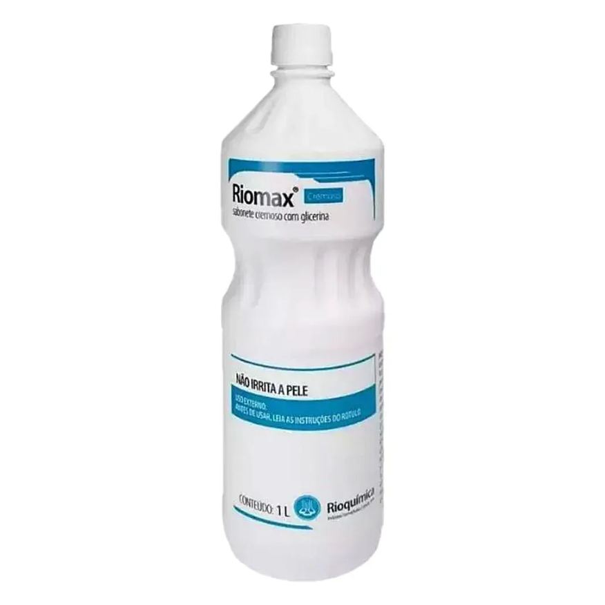 Rioquímica Sabonete Cremoso Riomax - com Glicerina - 1 Litro