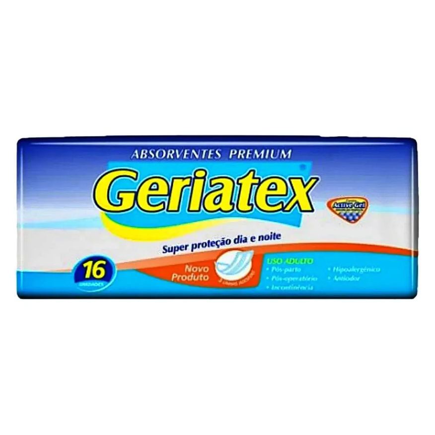 Geriatex Absorvente Geriátrico Premium - 16 unidades