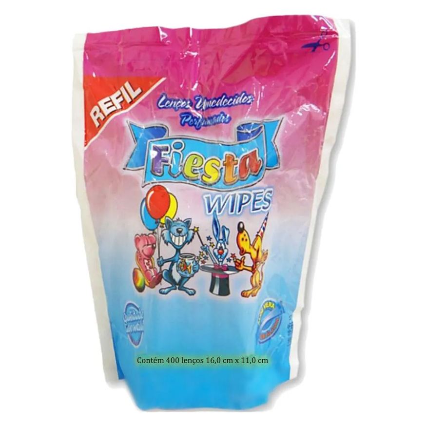 Fiesta Lenços Umedecidos - Refil - 400 unidades