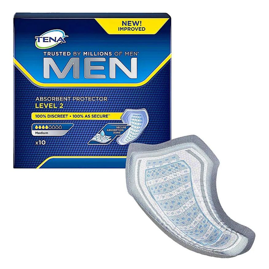 Tena Absorvente Masculino Men Tamanho Único - 10 unidades
