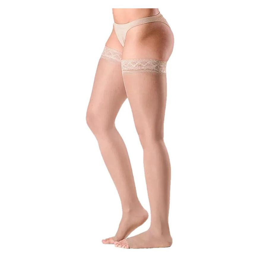 Sigvaris Meia 7/8 Audace 15-20mmhg Aberta Natural Tam 2
