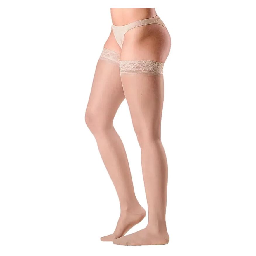 Sigvaris Meia 7/8 Audace 15-20mmhg Fechada Natural Tam 1