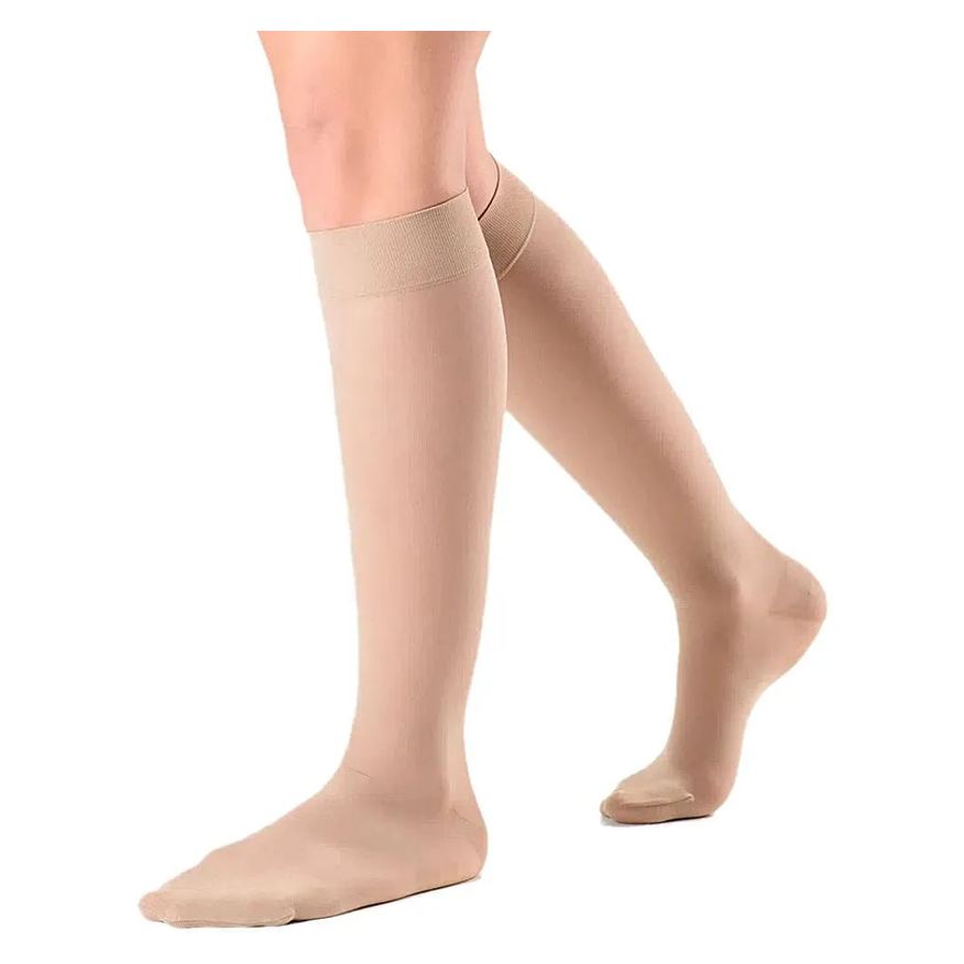 Sigvaris Meia 3/4 Ever Sheer 20-30mmhg Fechada Natural M3