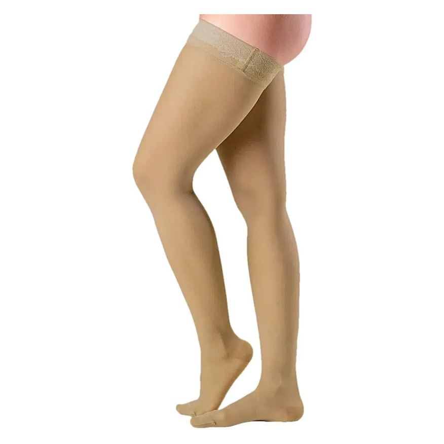 Sigvaris Meia 7/8 Ever Sheer 20-30 Mmhg Fechada Natural Tam G2
