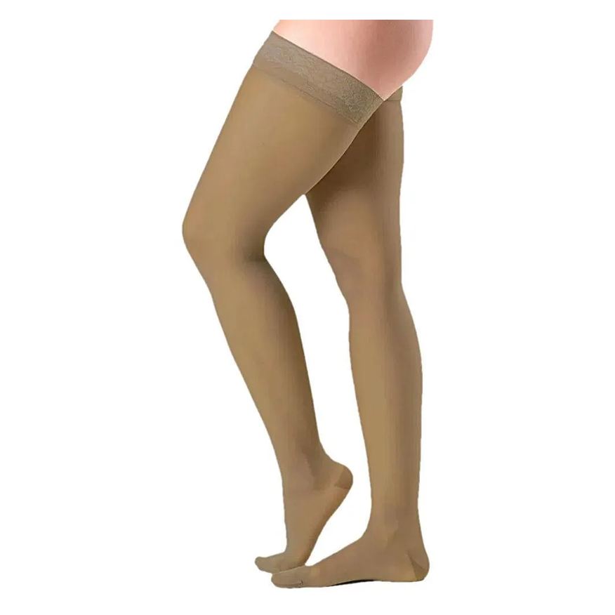 Sigvaris Meia 7/8 Ever Sheer 20-30 Mmhg Fechada Natural Escura Tam M2