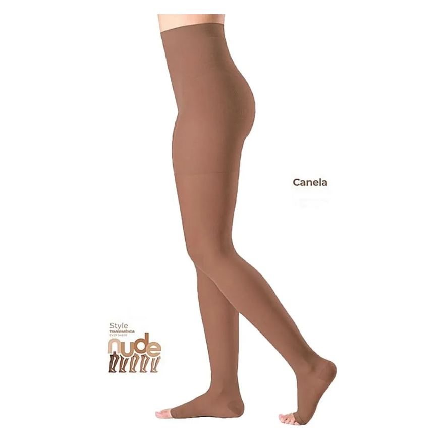 Sigvaris Meia-calça Ever Sheer 20-30mmhg Aberta Canela G2