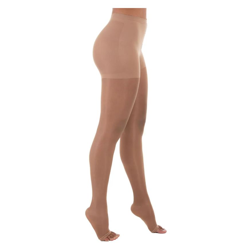 Venosan Meia-calça Legline - 20-30mmhg - Pé Aberto - Sahara - Tamanho P