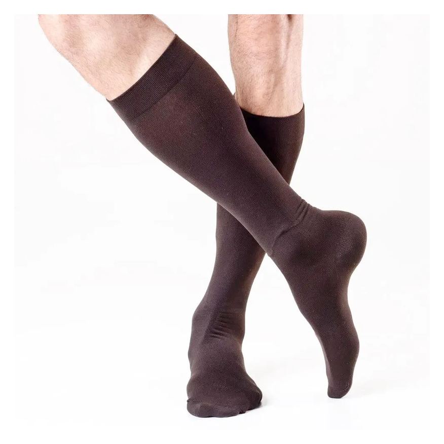 Sigvaris Meia Masculina Elegância Urban - Tam M - Marrom