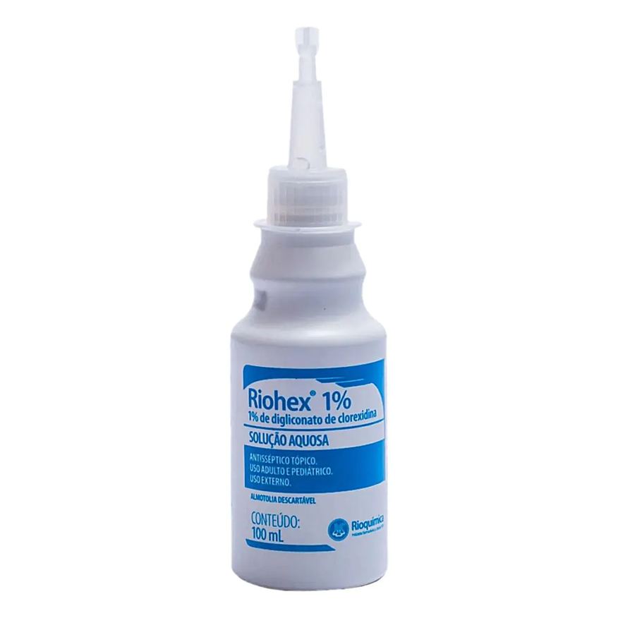 Rioquímica Riohex 1% Solução Aquosa 100ml - Unidade