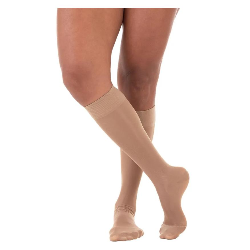 Venosan Meia de Compressão 3/4 Legline - 20-30mmhg - Pé Fechado - Sahara - Tamanho P