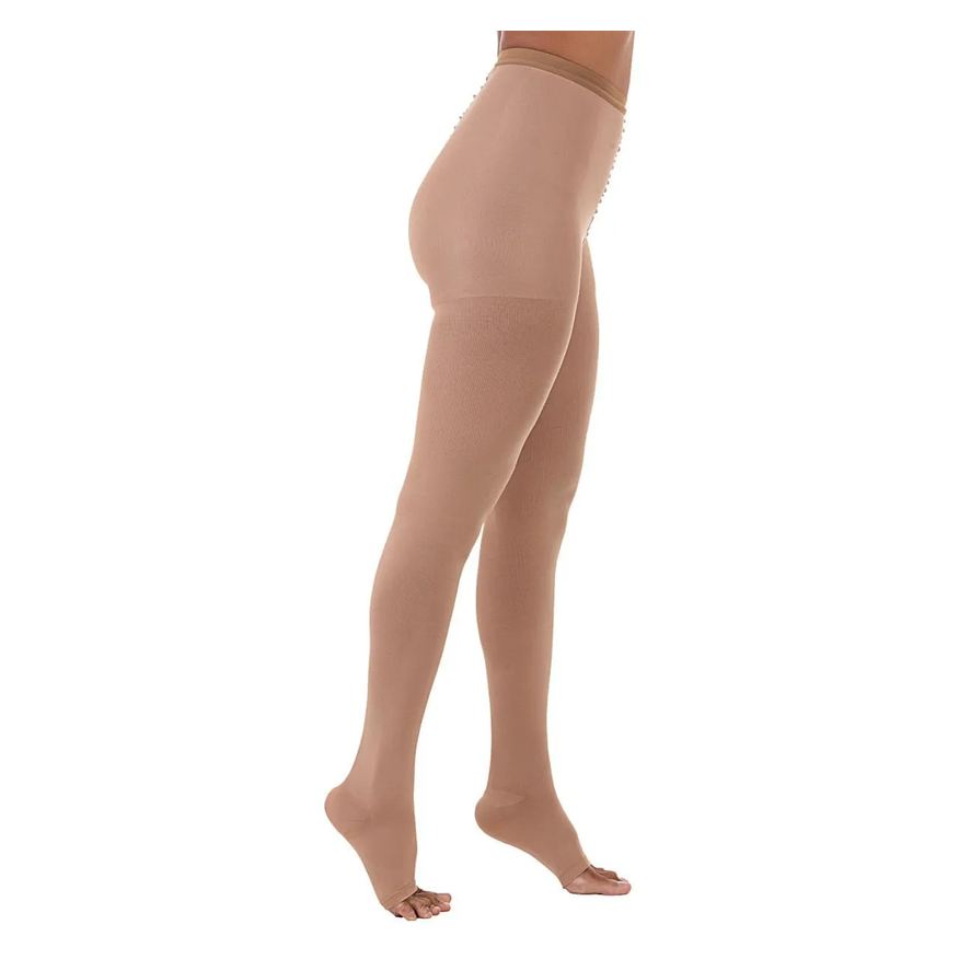 Venosan Meia-calça de Compressão Ultraline 4000 20-30mmhg Pé Aberto Bege Tam M
