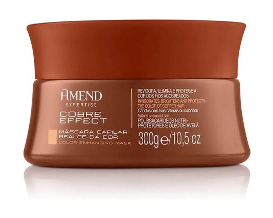 Amend Cosméticos Máscara Realce da Cor Cobre Effect Ruiva 300g