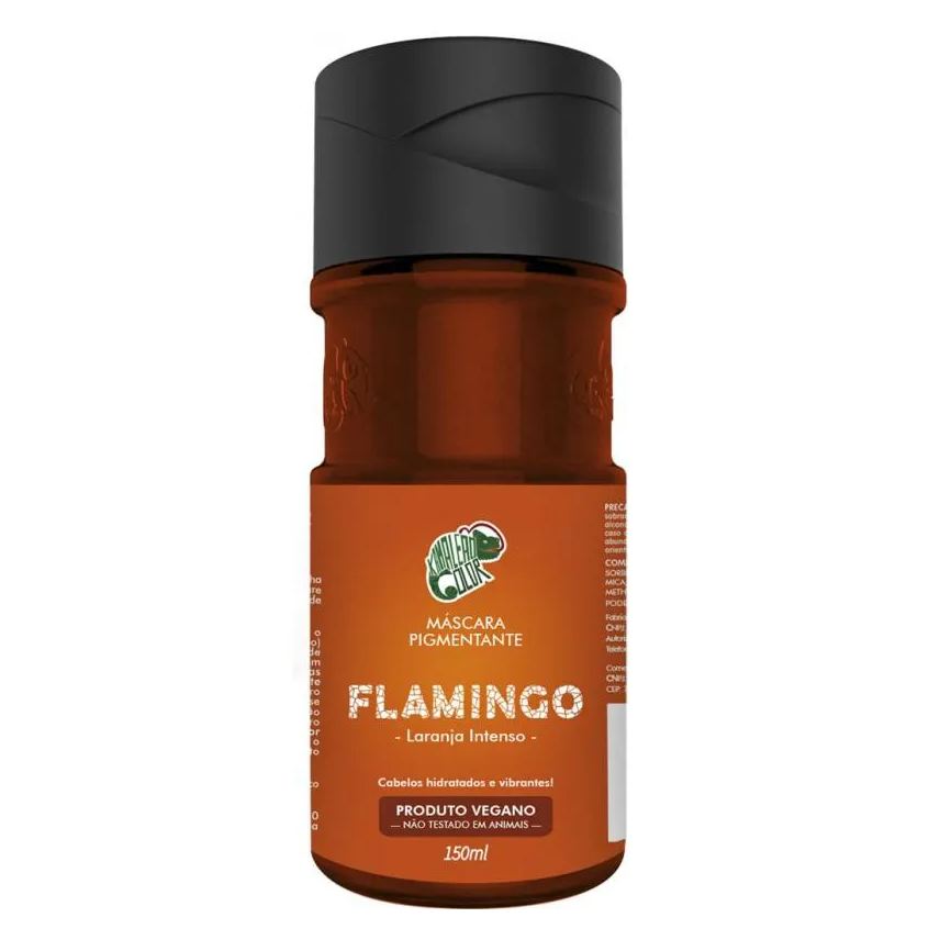 Kamaleão Color Máscara Tonalizante Flamingo Laranja Intenso 150ml