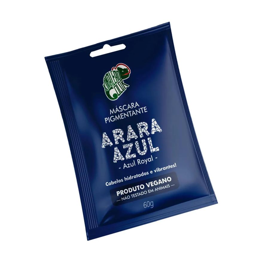 Kamaleão Color Sachê Máscara Tonalizante Arara Azul Royal 60g