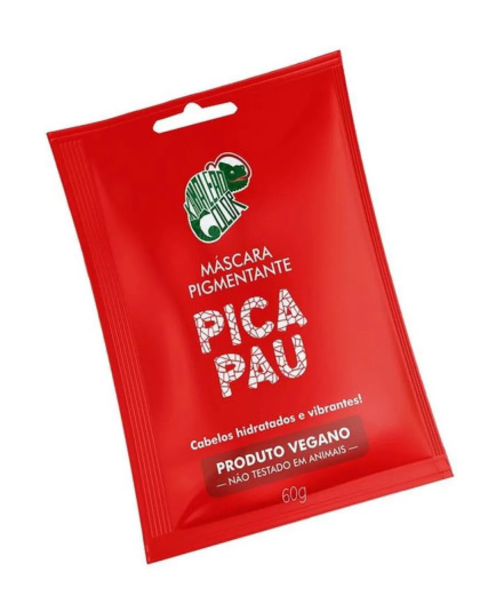 Kamaleão Color Sachê Máscara Tonalizante Pica Pau Vermelho Kamaleão 60g