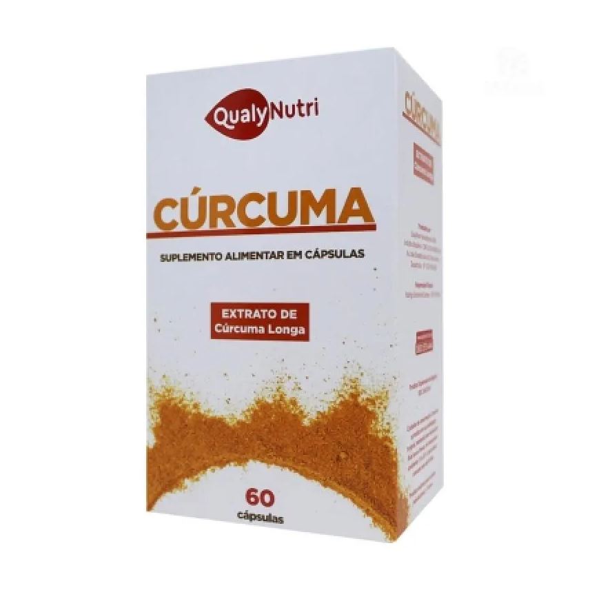 Qualynutri Cúrcuma Longa 500mg C/60 cápsulas - Qualy Nutri