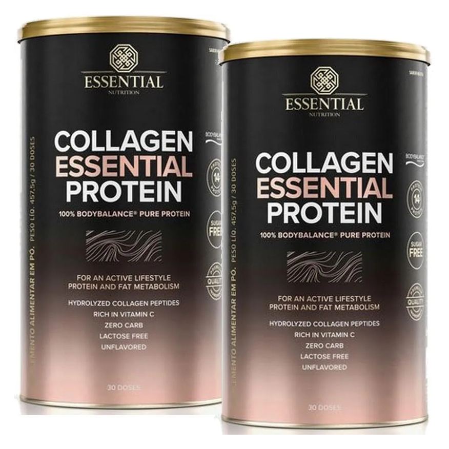 Essential Nutrition Kit 2x Collagen Essential Protein - Neutro - 457,5g Cada