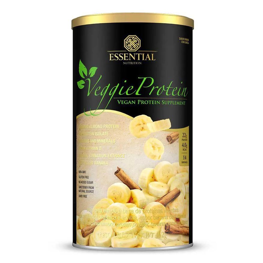 Essential Nutrition Veggie Protein Banana com Canela (462g)