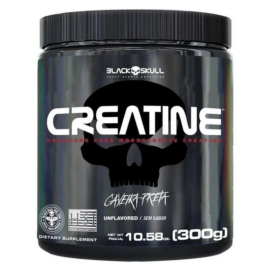 Black Skull Creatina 100% Pura (300g)