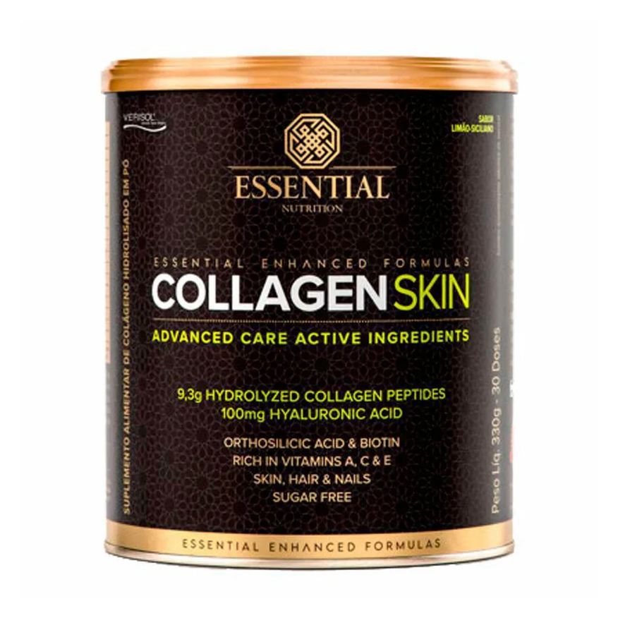 Essential Nutrition Colágeno Collagen Skin Limão-siliciano 330g Unica